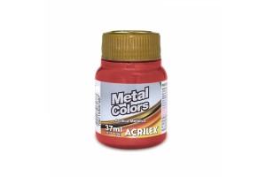 METAL COLORS ACRYLIC 37ML VERMELHO