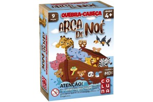 QUEBRA-CABECA MADEIRA ARCA DE NOE 9 PECAS