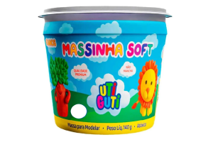 MASSINHA SOFT UTIGUTI POTE 140G VERMELHO