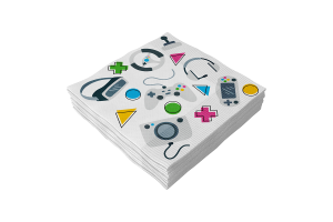 GUARDANAPO 33X33CM C/20 UNI- GAME