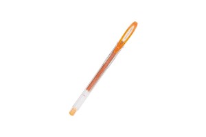 CANETA GEL GLITTER UNIBALL SIGNO ORANGE